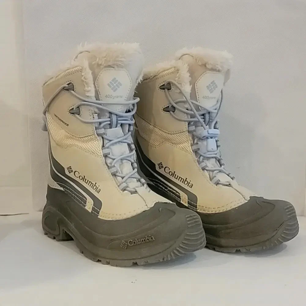 YOUTH COLUMBIA BUGABOOT PLUS IV OMNI HEAT‎ SNOW BOOTS. ( sz 5)